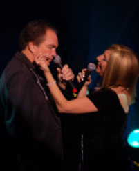 neil diamond tribute artist with barbra streisand tribute artist foxwoods